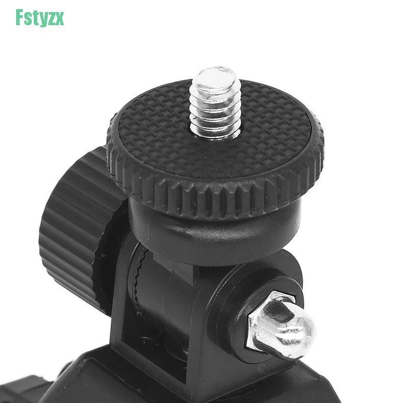 fstyzx Quick Release Screw Clamp Bracket Bike Handlebar Mount 1/4 Tripod For Camera DV