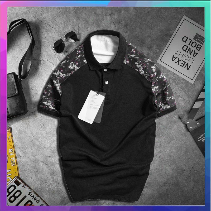 Áo Phong Nam, Áo Thun Nam Ngăn Tay Lỡ Có Cổ Thời Trang Cao Cấp in Hoa Tiết AC107 - trongtanfashion | BigBuy360 - bigbuy360.vn