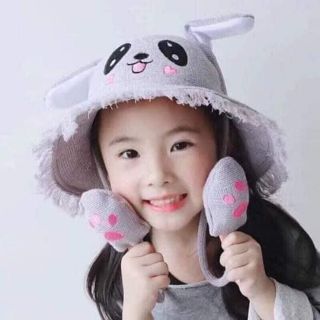 Mũ tai thỏ giật