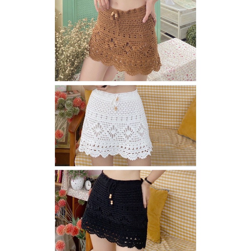 [Mã SKAMCLU7 giảm 10% tối đa 50K đơn 0Đ] Zinx skirt - Chân váy đan chữ A - Somalyng.studio | BigBuy360 - bigbuy360.vn