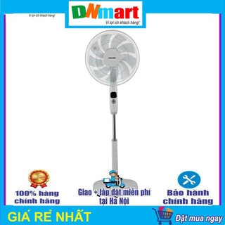 Quạt cây Toshiba F-LSD10(W)VN có điều khiển 9 cánh inverter, màu trắng