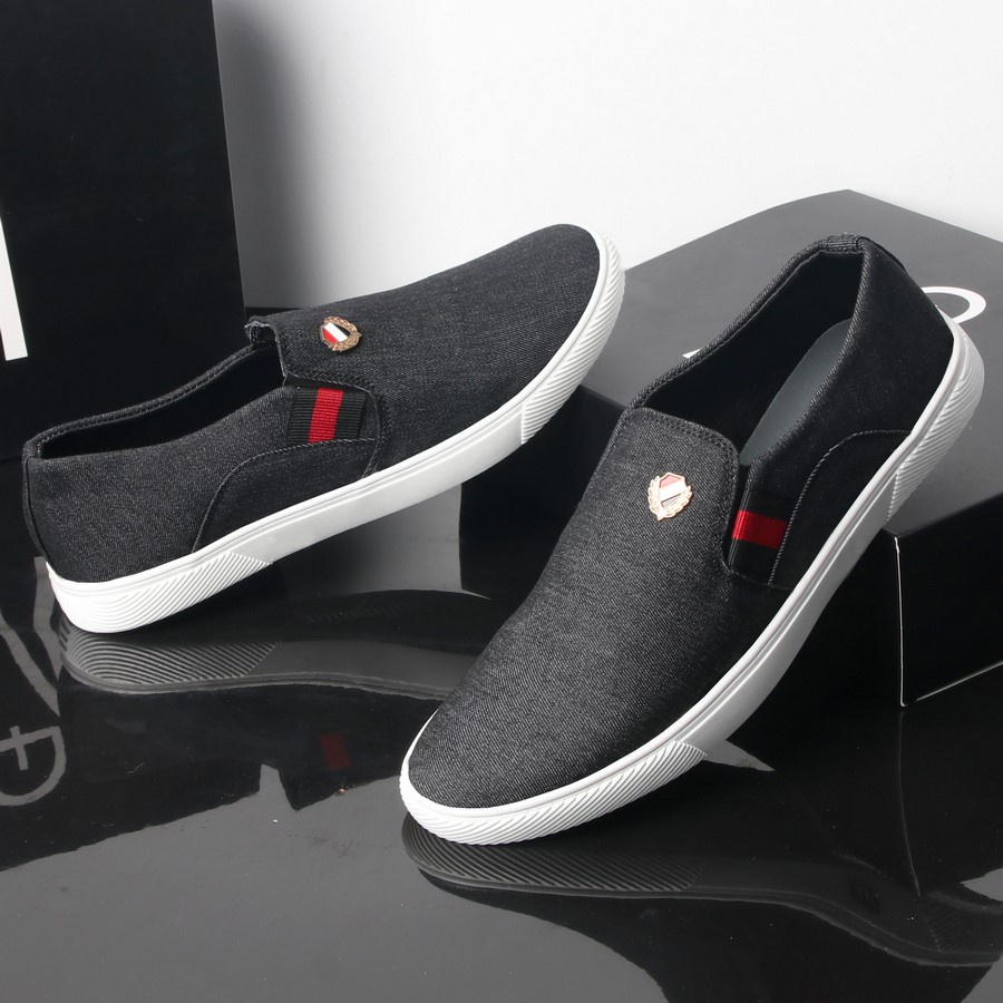 Giày lười vải nam GauNau GN214 3 màu bền đẹp, Giày lười trung niên
