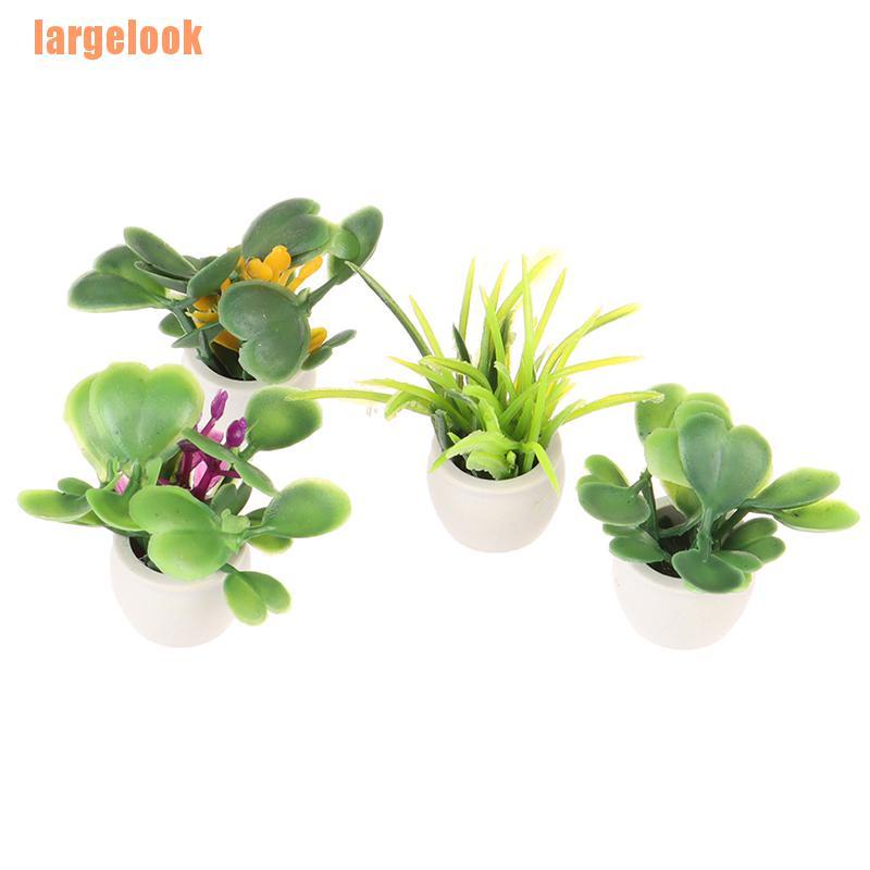 Mô Hình Chậu Xanh Trang Trí Nhà Búp Bê Tỉ Lệ 1: 12