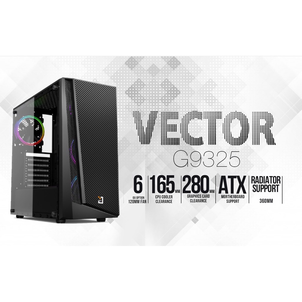 Vỏ máy tính Case Jetek VECTOR