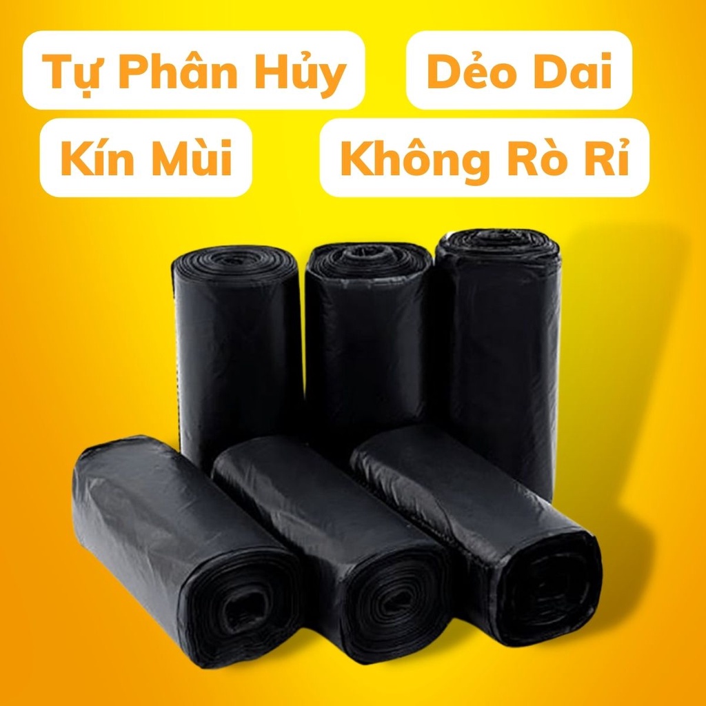 COMBO 3 TÚI ĐỰNG RÁC TỰ PHÂN HUỶ THÂN THIỆN MỚI MÔI TRƯỜNG