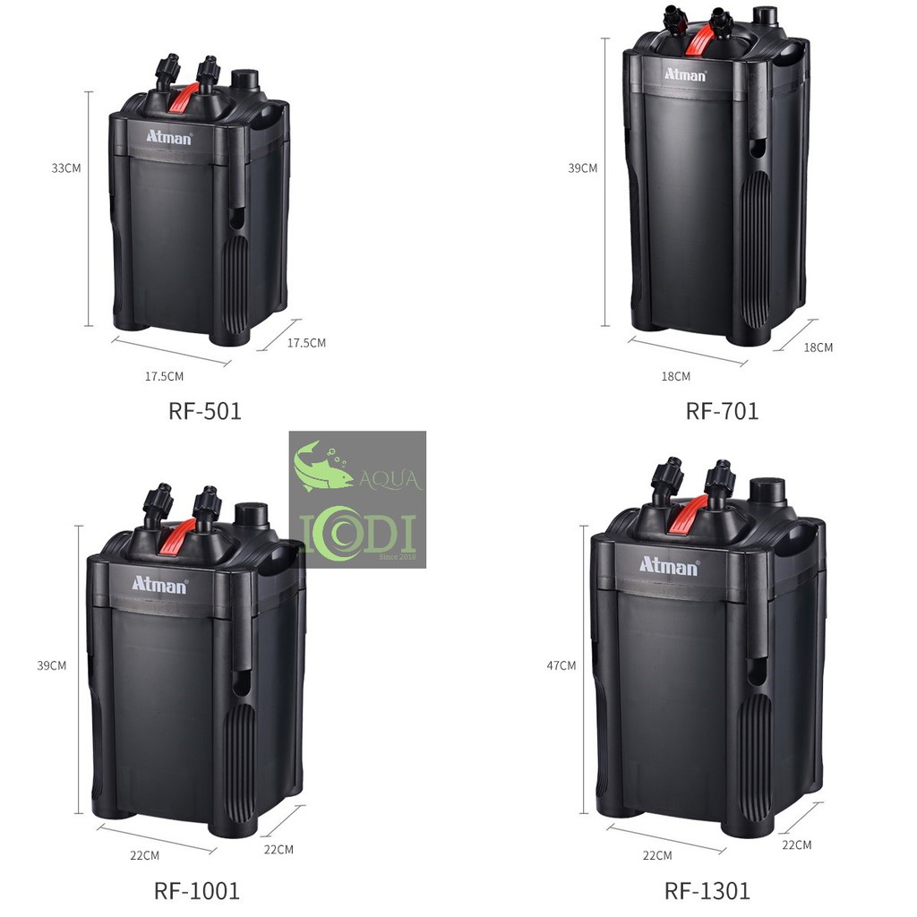 Máy lọc thùng bể cá Atman RF 1301