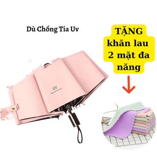 Ô Gấp Gọn Phủ Lớp Chống Tia UV 2 Lớp, Ô Dù Chống Nắng Mưa Chất Lượng Cao, Thời Trang Phù Hợp Công Sở