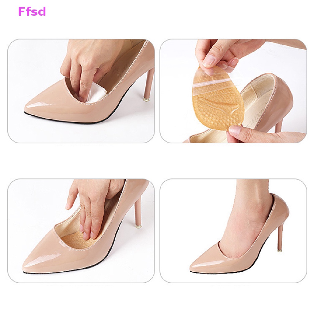 1 Cặp Miếng Lót Giày Cao Gót Bằng Silicone Thoải Mái