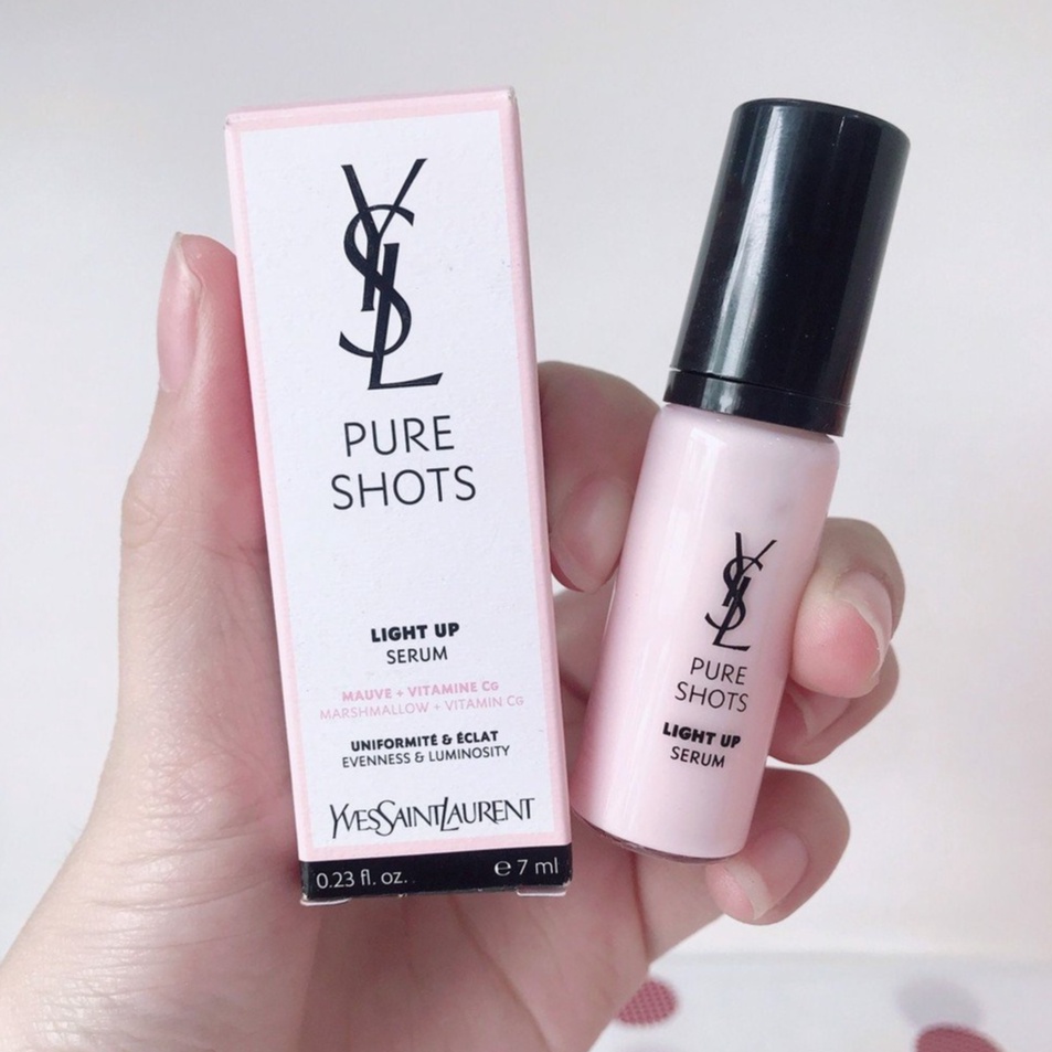 [Hàng Pháp] Tinh chất YSL Pure Shots Light Up Serum làm sáng da 7ml