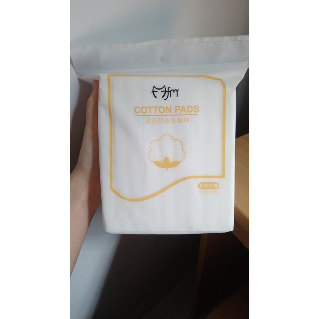 BÔNG TẨY TRANG FM COTTON PADS 222 MIẾNG 3 LỚP