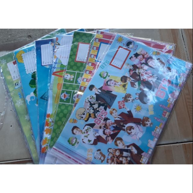 1 xấp Bao tập hình 10 tờ.