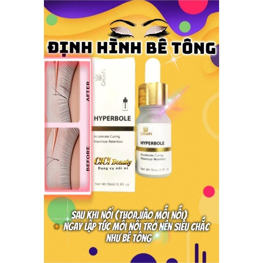 Tinh chất làm bền mi nối_ĐỊNH HÌNH BÊ TÔNG SIÊU BỀN và LÂU RỤNG MI NỐI