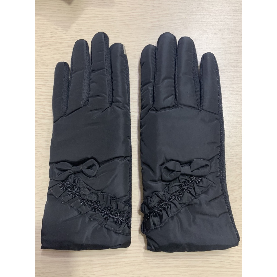 GT0067 Găng tay phao nữ dày có lót bông giữ ấm