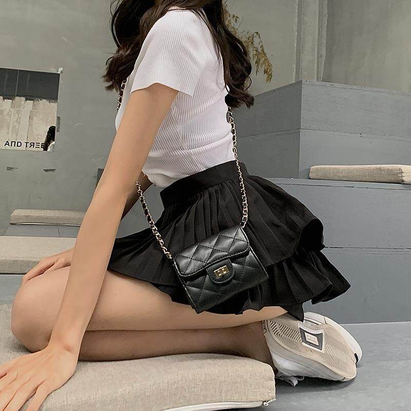 Quần culottes Hai Lớp Eo Cao Thời Trang Mùa Hè Cho Nữ