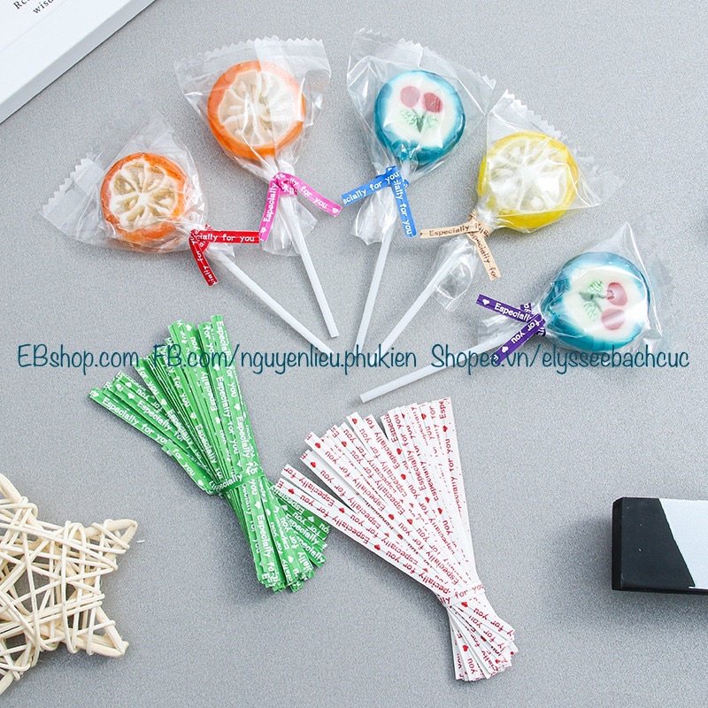TÚI ĐỰNG KẸO QUE, ĐỰNG KEM, ĐỰNG CAKEPOP TRONG NHIỀU CỠ VÀ DÂY BUỘC