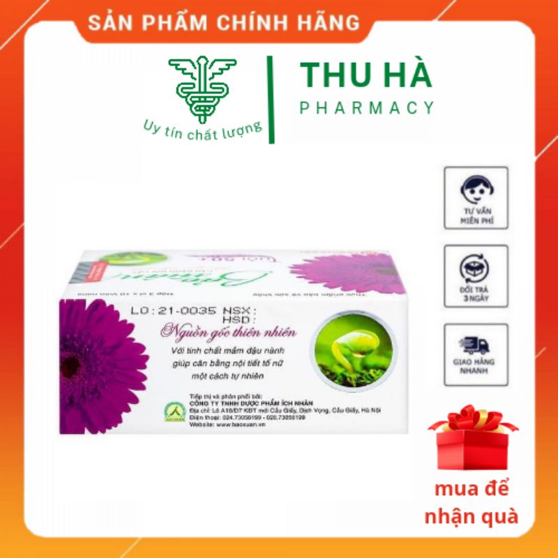 Bảo Xuân 50+ giúp cân bằng nội tiết tố nữ , giảm bốc hỏa , hạn chế lão hóa da