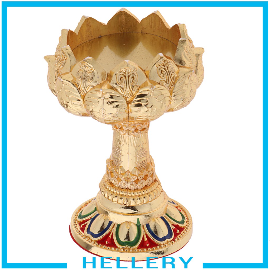 Giá Đỡ Đèn Cầy Hình Hoa Sen / Phật Cầu Nguyện Độc Đáo Trang Trí Nhà Cửa