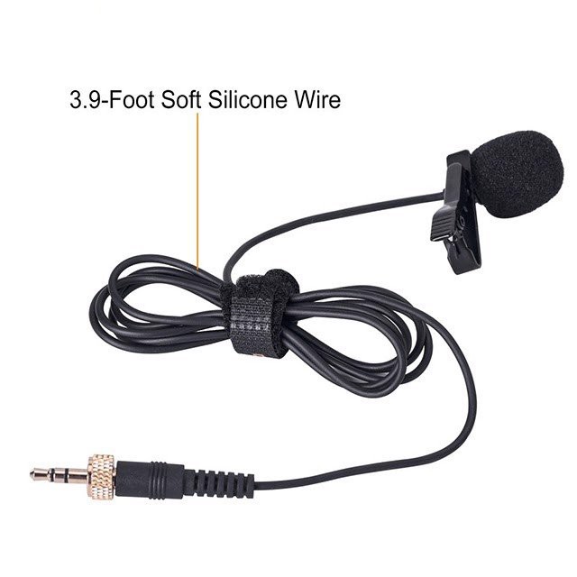 Micro cài áo thu âm cho Transmitter của Senheiser và Sony | Comica Lavalier CVM-M-01 / CVM-M-02