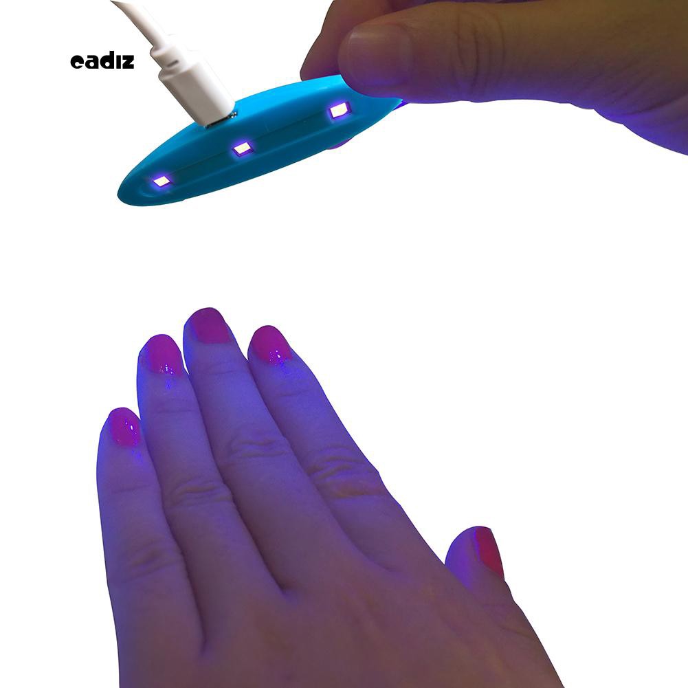 [Hàng mới về] Máy sấy khô sơn móng tay bằng tia UV 6W chất lượng cao