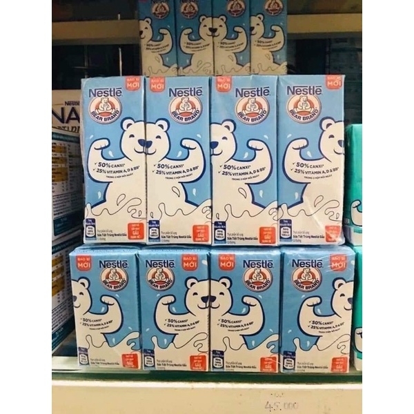Sữa nestle gấu trắg có đường-thùg 48hộp
