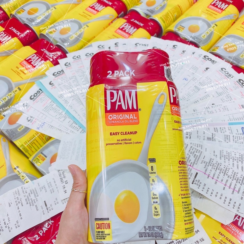 Dầu ăn kiêng dạng xịt PAM Original 0 Calories Mỹ