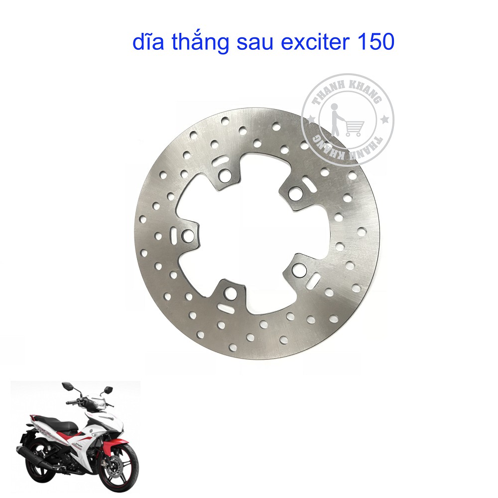 Combo dĩa thắng trước sau Exciter 150 tặng decal dán lốc máy Thanh Khang  006001062 006000481 006000967