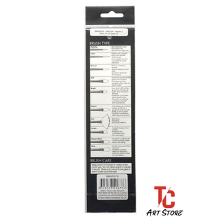 Bộ cọ mont mart BMHS0016 (Chuyên vẽ màu acrylic)