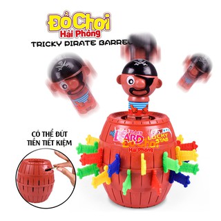 Trò chơi đâm hải tặc - Pop-Up Pirate - Đồ chơi Board Game - Cỡ lớn (Hình thật, Có sẵn) ( ĐỒCHƠITRẺEM )