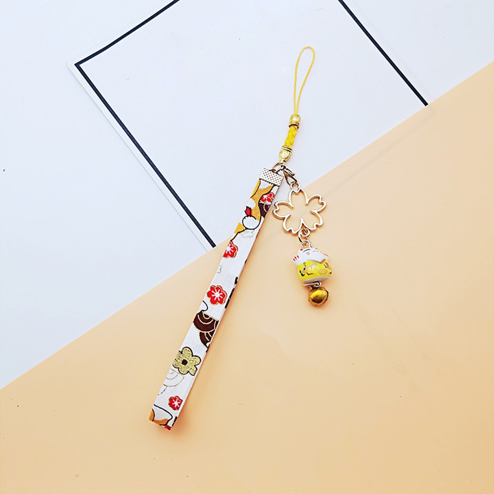 1 Móc Khóa Hình Mèo May Mắn Dễ Thương