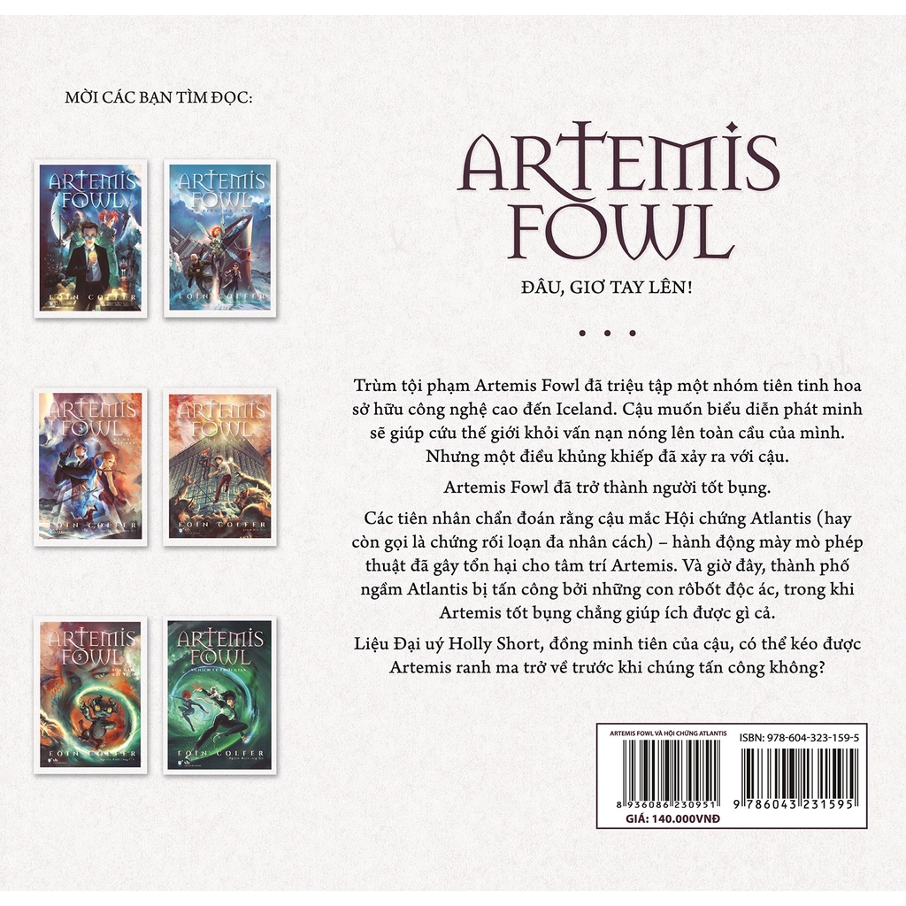 Sách Artemis Fowl - Hội Chứng Atlantis