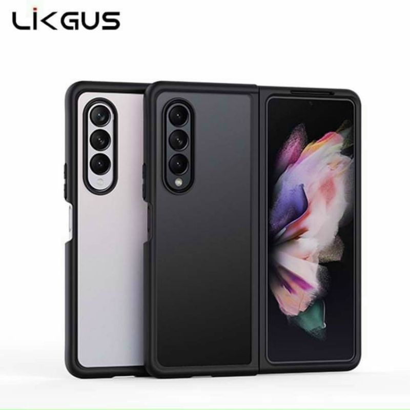 Ốp lưng Likgus nhám cho samsung Z Fold 3 , Z Fold 4 chống bám vân tay