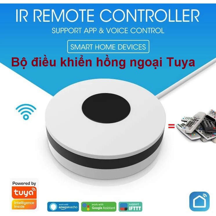 Bộ Điều Khiển Trung Tâm Hồng Ngoại Tuya - NAS-IR02W0