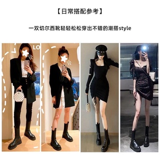 Sẵn 36 -Giày Boot đế độn 6cm không lộ gót