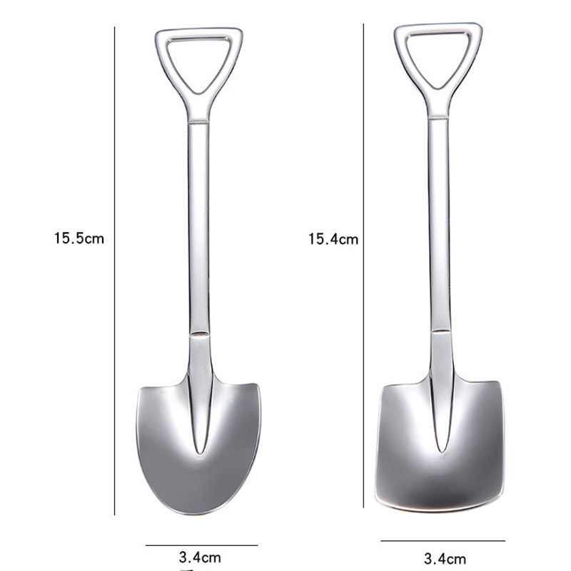 Muỗng Múc Canh Hình Xẻng Bằng Thép Không Gỉ