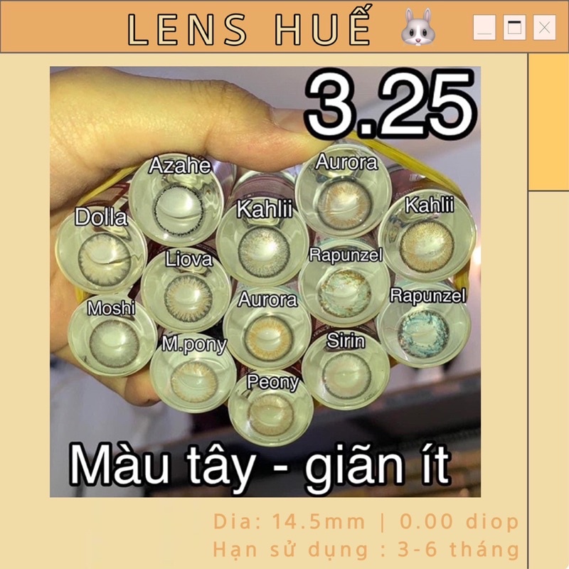 ✨ Lens cận - kính áp tròng cận từ 1-10 độ ( inbox lựa mẫu ạ ) ☁