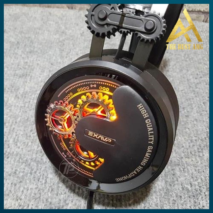 Tai Nghe Gaming Đèn LED Có Dây Headphone Chụp Tai Có Mic EXAVP EX610 - Tay Nghe Nhạc Máy Vi Tính PC Laptop Game Thủ