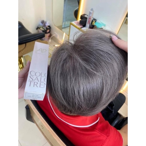 Màu Nhuộm AP Nâu Xám Khói Trì 6.11 Intensde Dark Blonde Ash Hair Dye Cream