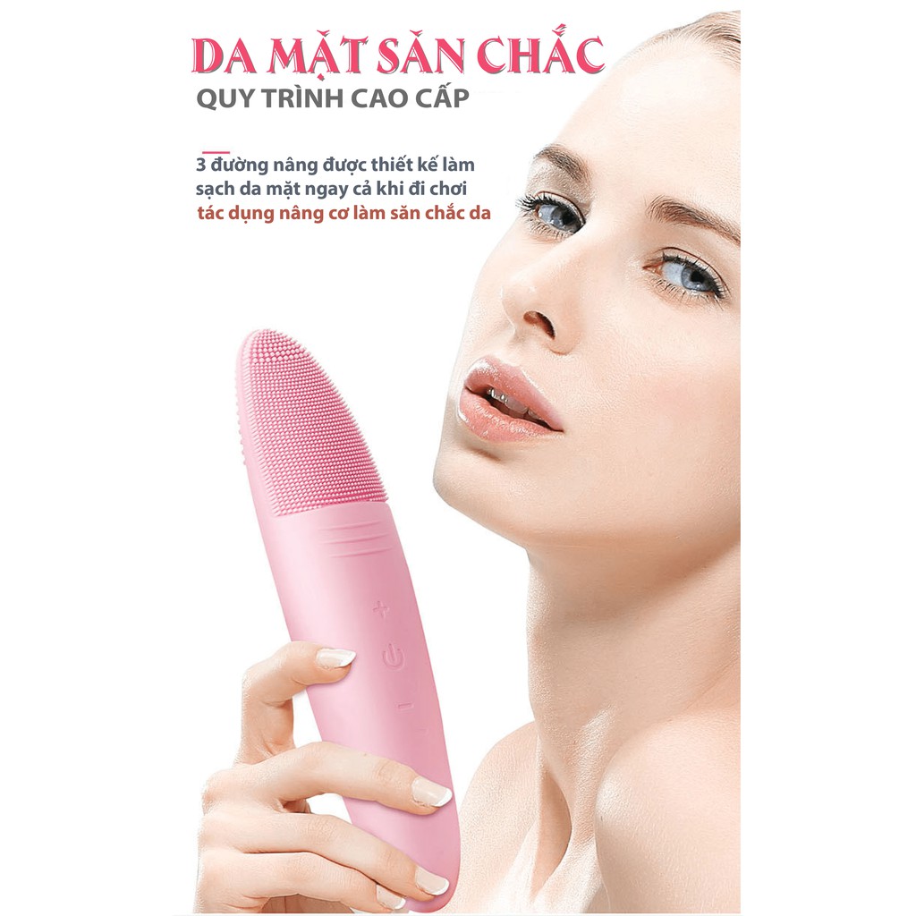 Máy Rửa Mặt Chính Hãng AIKEDILI FICAL BRUSH &amp; MASSAGER + QUÀ TẶNG