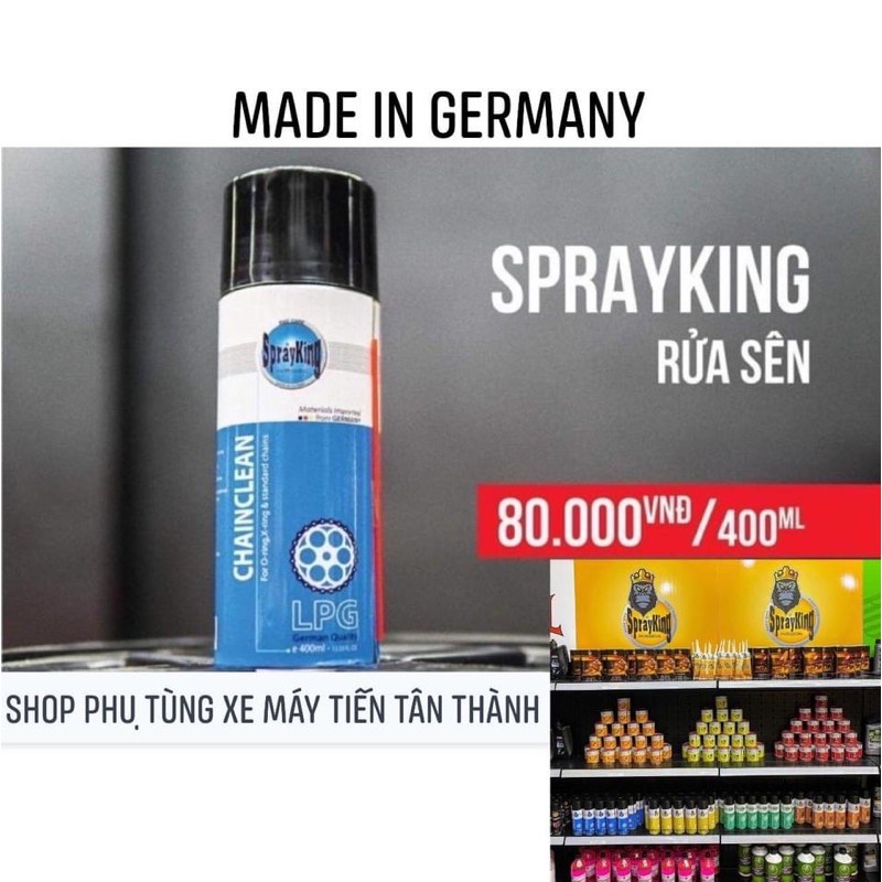 VỆ SINH CHỐNG RĨ SÉT SPRAYKING OTO XE MÁY _DOCHOIXEMAYNHAPKHAU