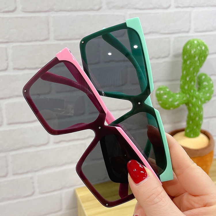 Kính Chống Nắng Một Mảnh Che Nửa Gọng Thời Trang Cho Bé Trai Và Bé Gái