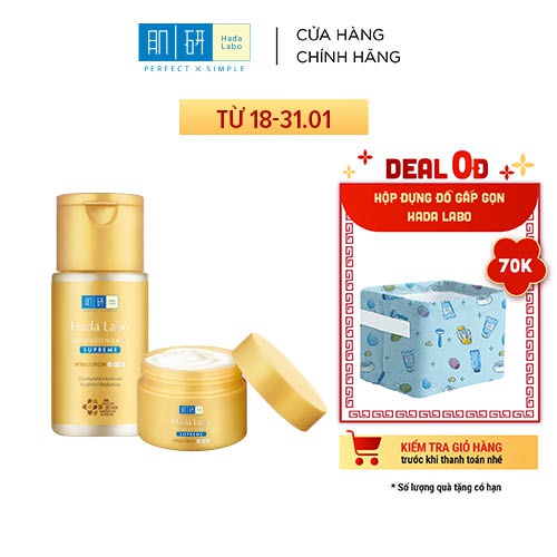 [Mã FMCGMALL -8% đơn 250K] Set Dưỡng Ẩm Toàn Diện Hada Labo Advanced Nourish Supreme (Dung Dịch 100ml + Kem Dưỡng 50g) | BigBuy360 - bigbuy360.vn