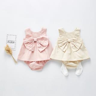 Set áo thun tay bèo & quần short cho bé gái sơ sinh
