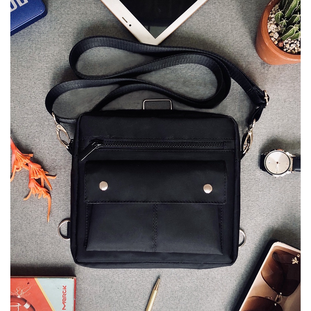 Balo mini và túi đeo chéo unisex MESSBAG LUXURY Self-Design Four {Real Picture}