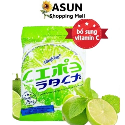 Kẹo Chanh Muối Thái Lan Vitamin C 15mg Gói 25 Viên