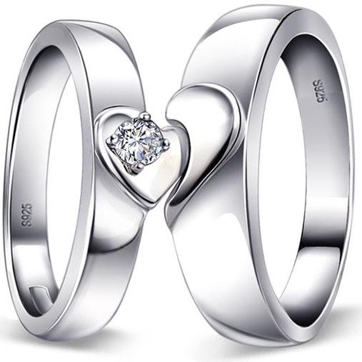 Nhẫn đôi bạc hiểu minh nc167