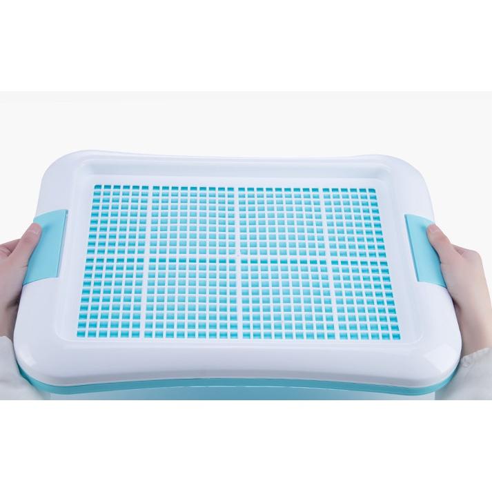 Khay Vệ Sinh Chữ Nhật Có Cọc Cao Cấp size lớn 63cm x 47cm