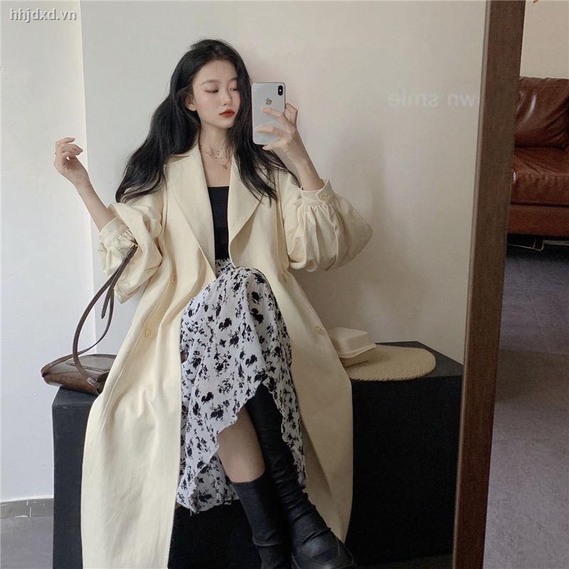 Áo khoác gió tay dài màu sắc thời trang thu đông dành cho nữ | BigBuy360 - bigbuy360.vn