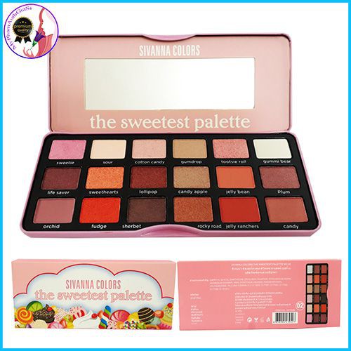 BẢNG PHẤN MẮT SIVANNA COLORS THE SWEETEST PALETTE HF7006 CHÍNH HÃNG - 3361