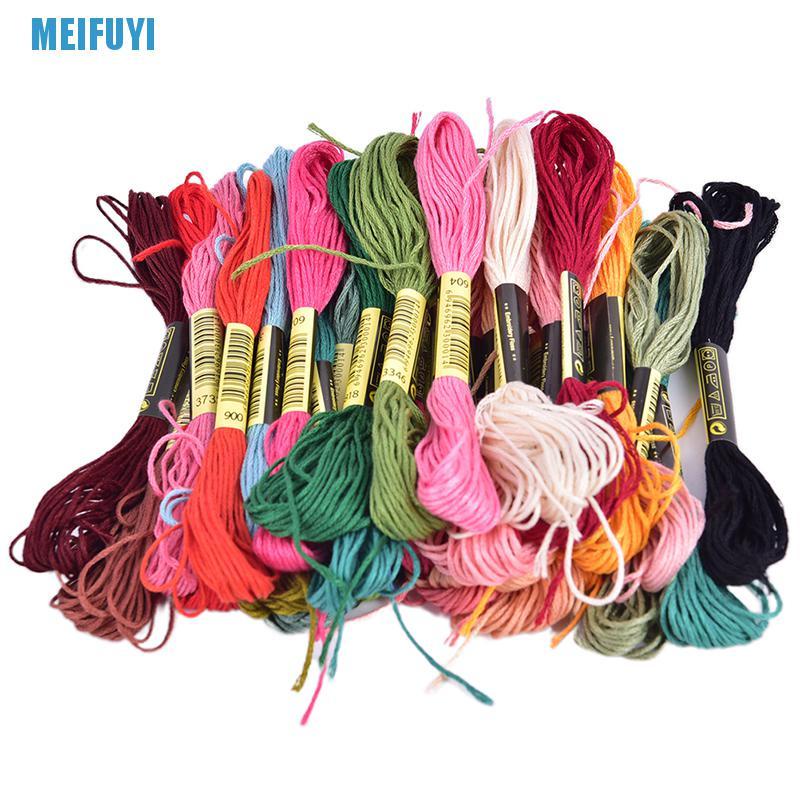 (Hàng Mới Về) Bộ 150 Cuộn Chỉ Cotton Nhiều Màu Sắc 439v