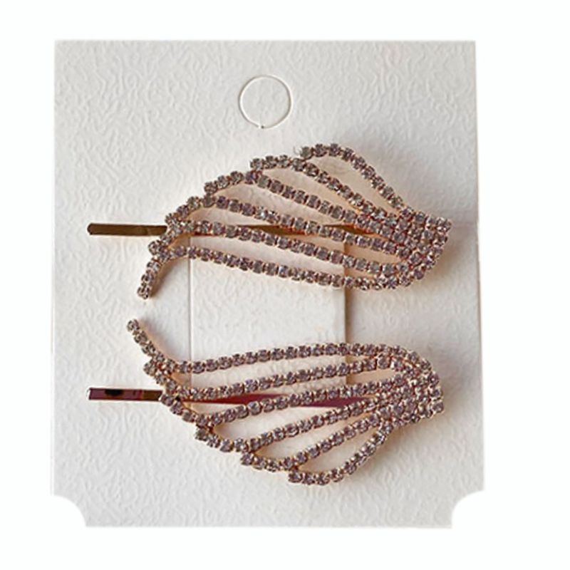 Kẹp Tóc Hình Đôi Cánh Bằng Hợp Kim Phong Cách Gothic Cho Nữ